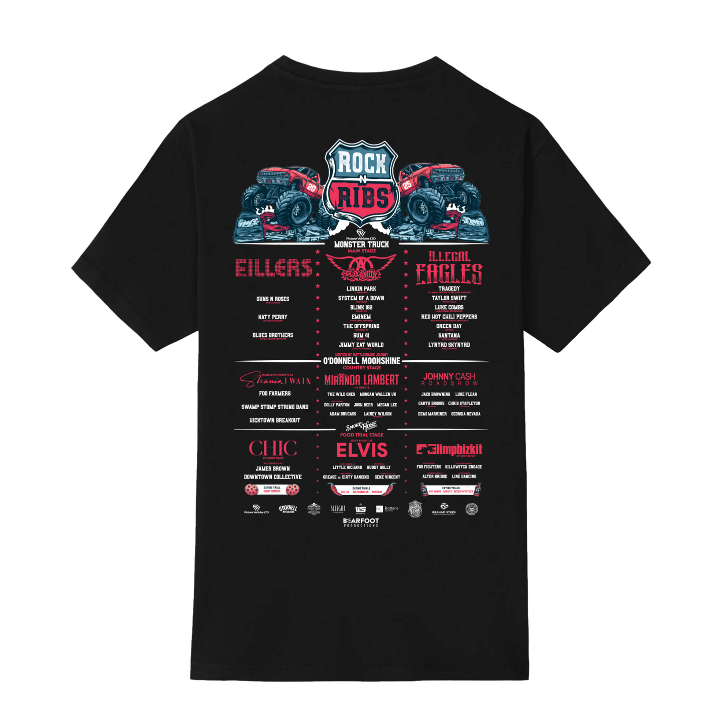 RnR 25 Lineup T-Shirt